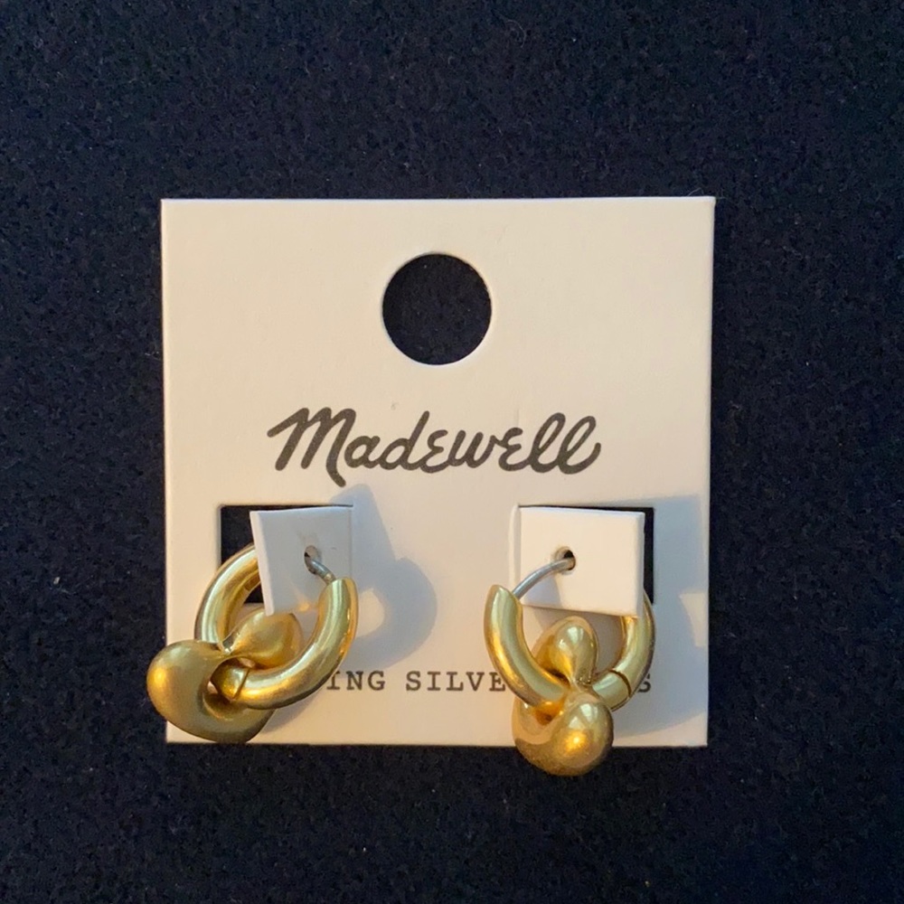 Madewell heart earrings